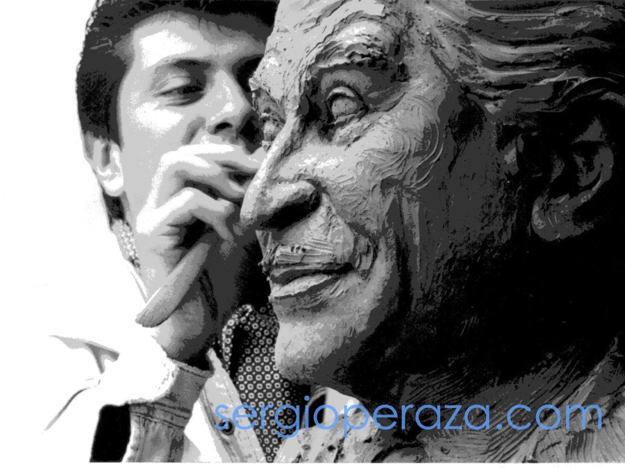 Sergio-Peraza-Escultor-Artista-Busto Chava Flores