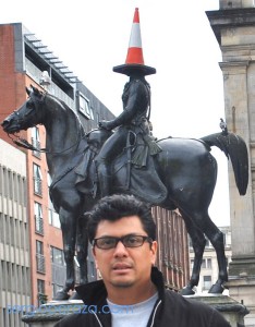 Coned! The Duke of Wellington Statue in Glasgow