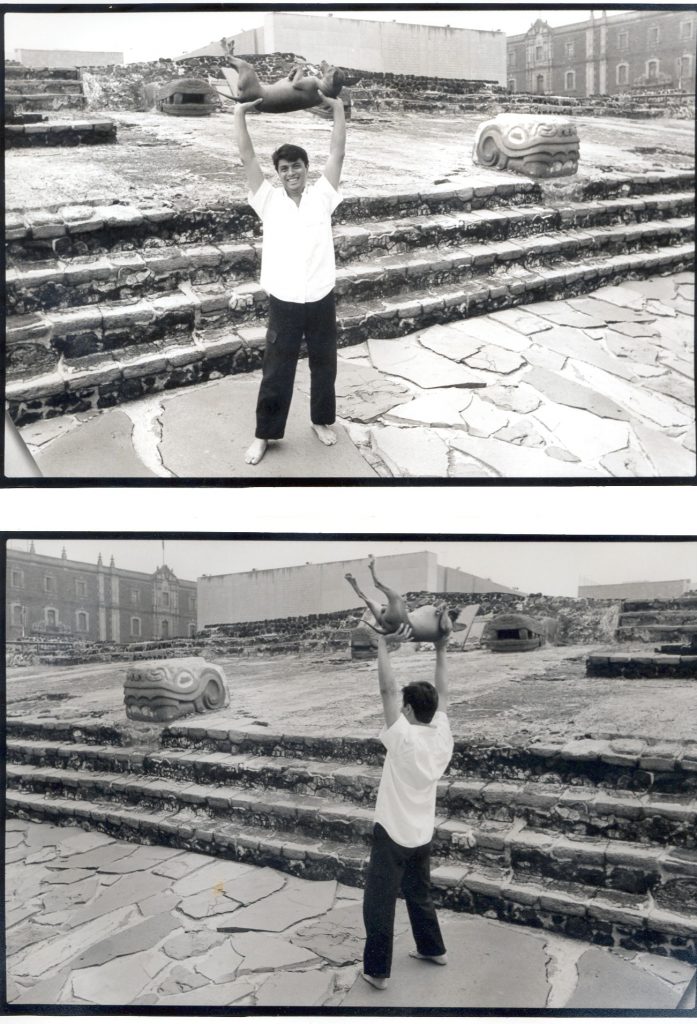 Sergio y Glifo en TEMPLO MAYOR 2000