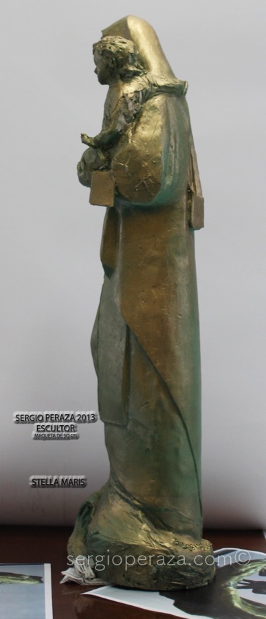 Virgen costado izquierdo Sergio Peraza Artista Escultor Sergio Peraza Artista Escultor