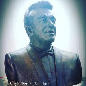Busto de Enrique Cáceres en el Museo de la Canción Yucateca – 2018 Mérida Yucatán Enrique Cáceres Merida1